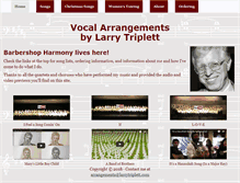 Tablet Screenshot of larrytriplett.com